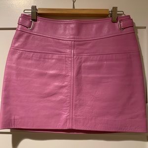 Leather skirt